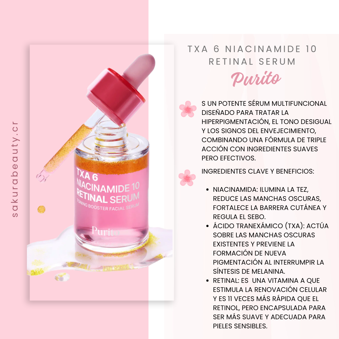 Serum TXA 6 Niacinamide 10 Retinal - Purito