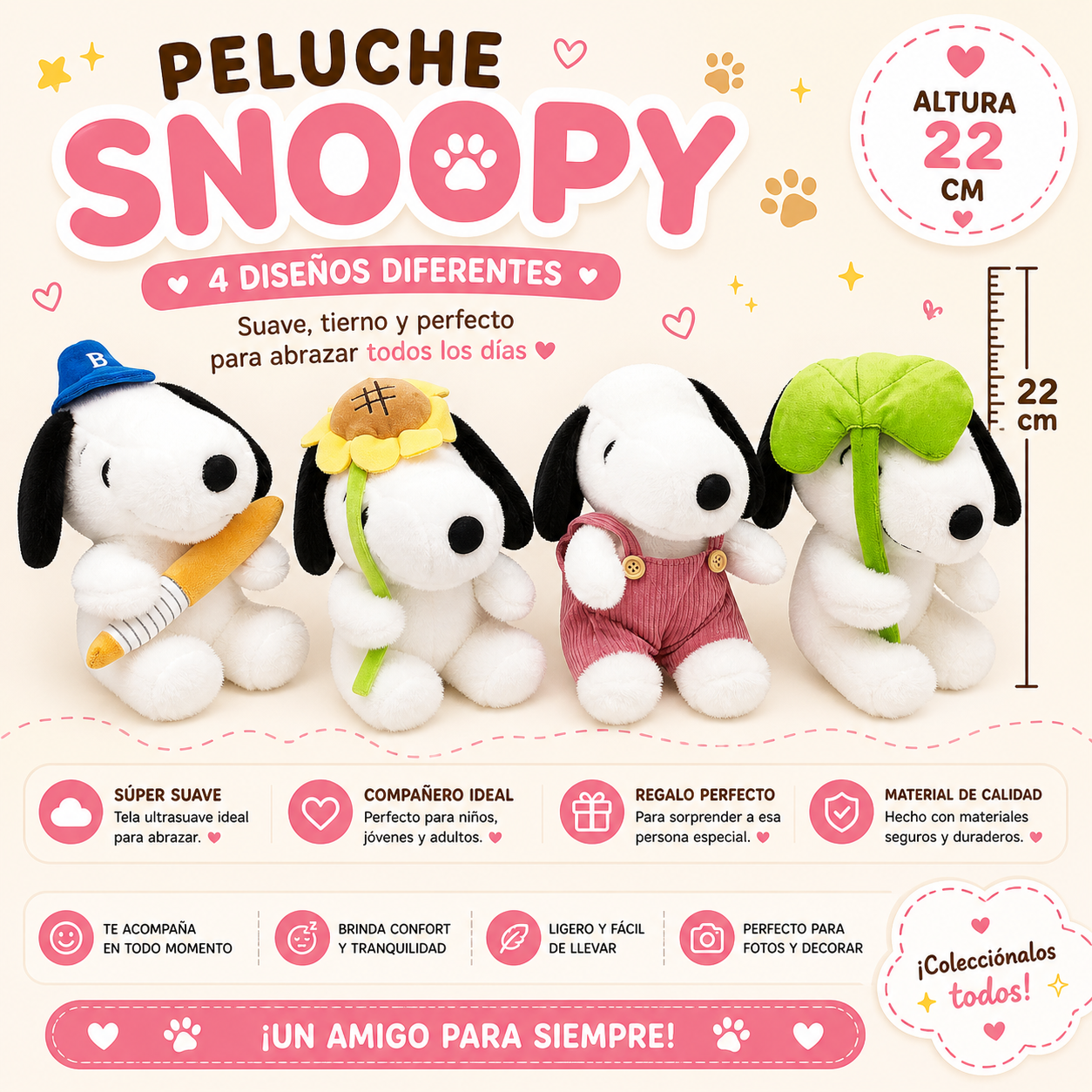 Peluches Snoopy variado