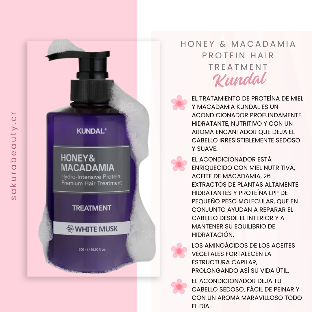 Acondicionador Honey & Macadamia Protein Hair Treatment - Kumdal