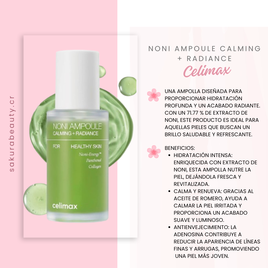 Serum Noni Ampoule Calming + Radiance - Celimax