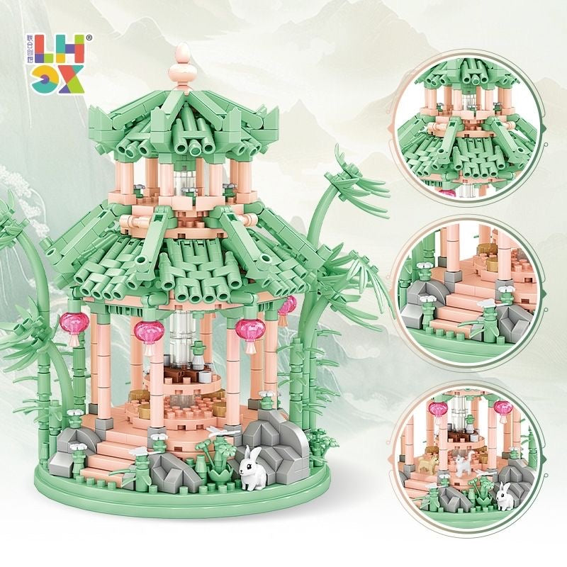 LEGO pabellón de bambú