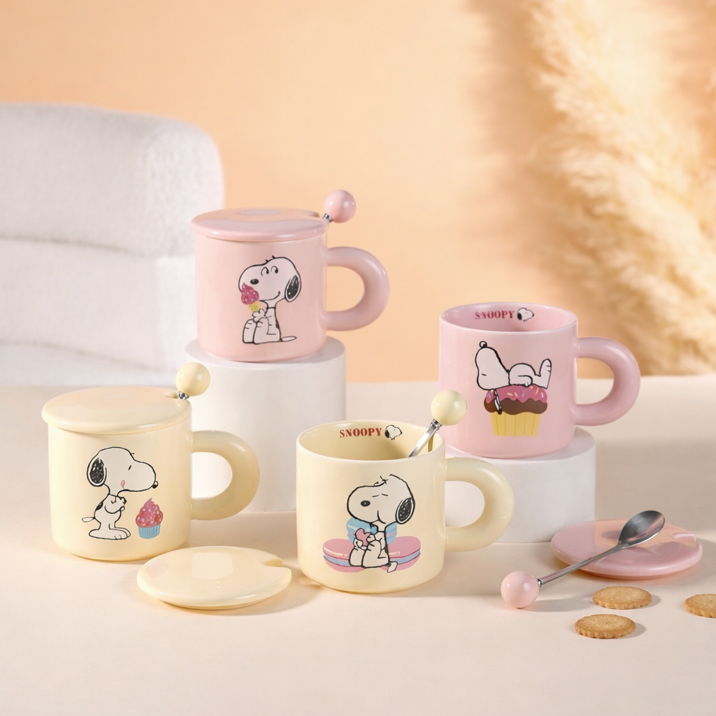 Jarras Snoopy repostería