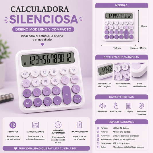 Calculadora morada