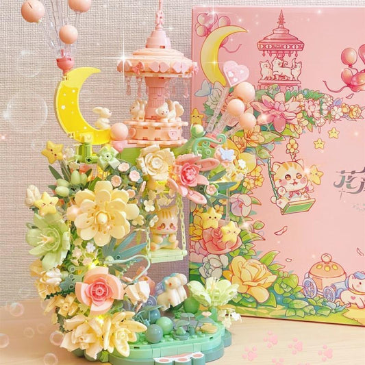 Lego floral gatito