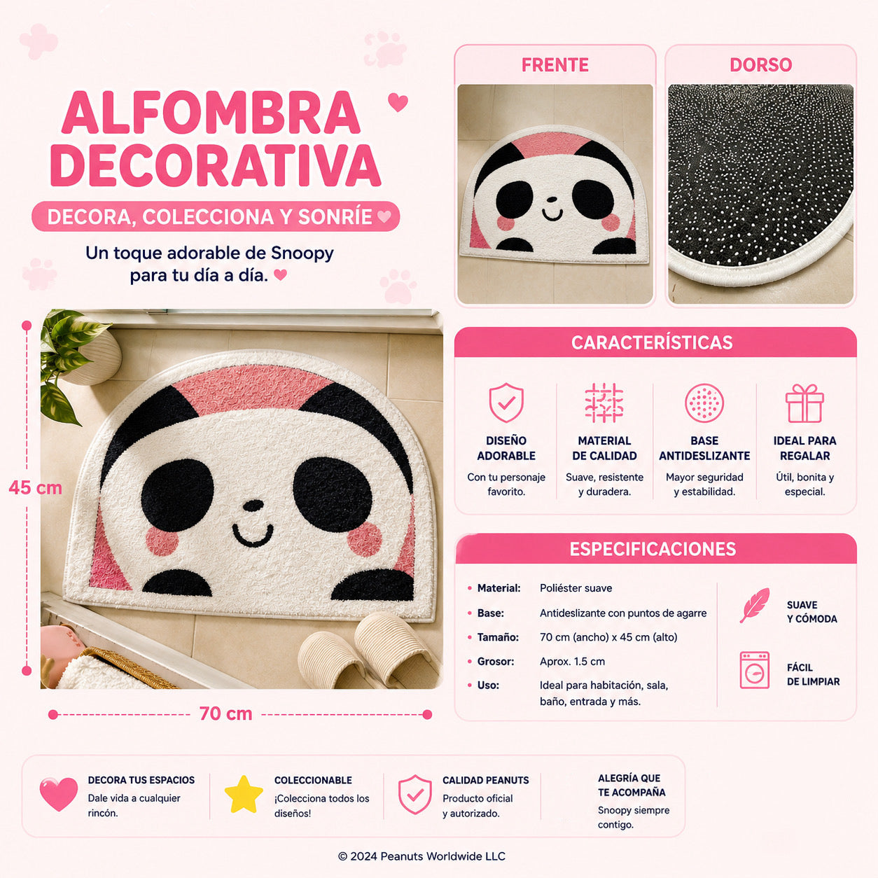 Alfombra panda