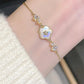 Pulsera de flor cute