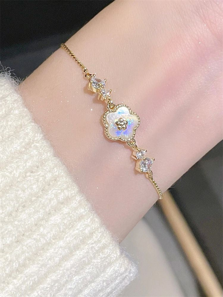 Pulsera de flor cute