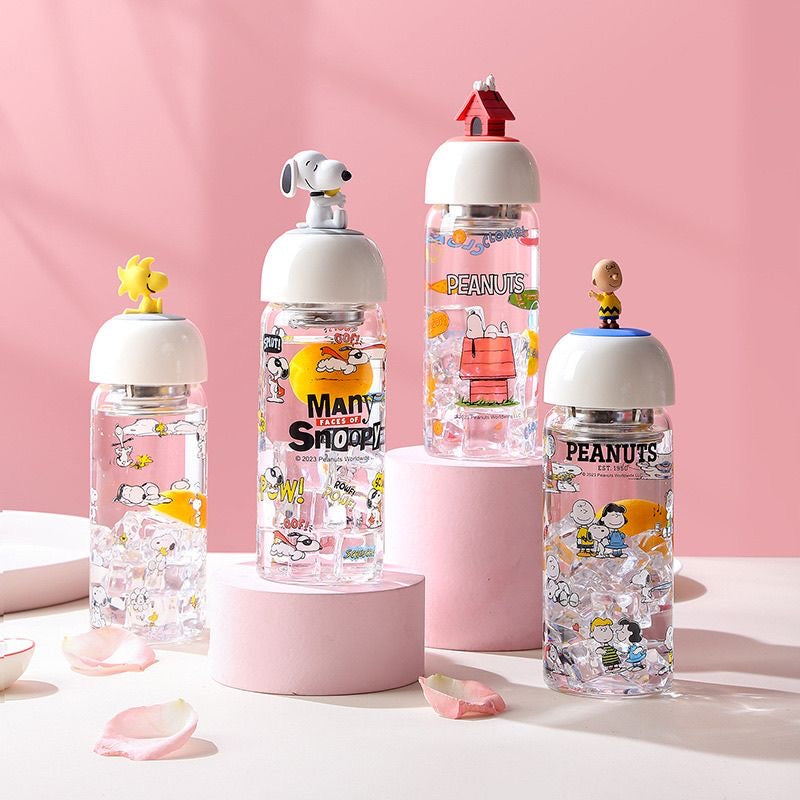 Botellas de Vidrio snoopy