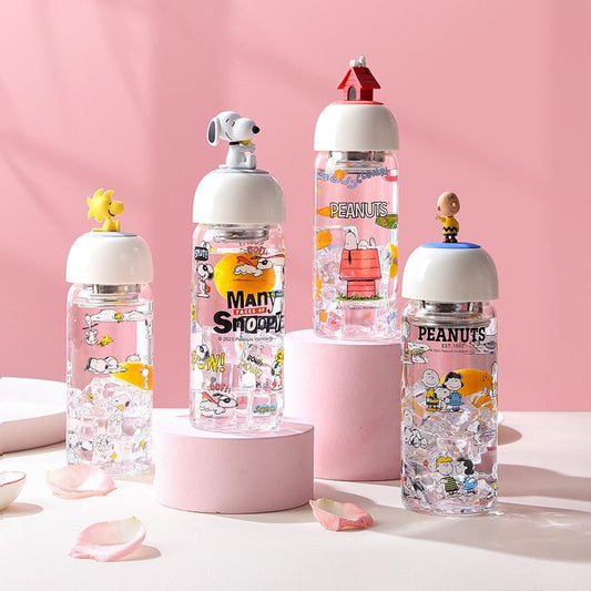 Botellas de Vidrio snoopy