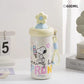 Botella Snoopy playa
