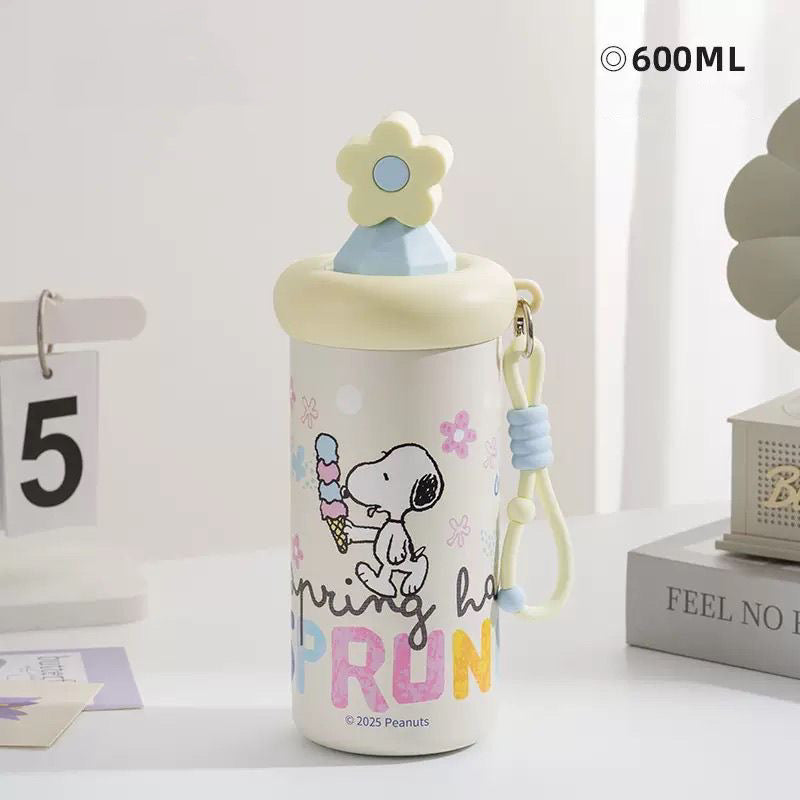 Botella Snoopy playa