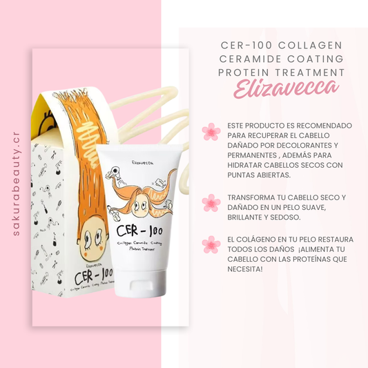 CER-100 Collagen Ceramide Coating Protein Treatment - Elizavecca