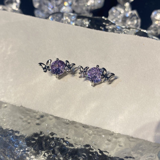 Aretes espacial mariposa cute