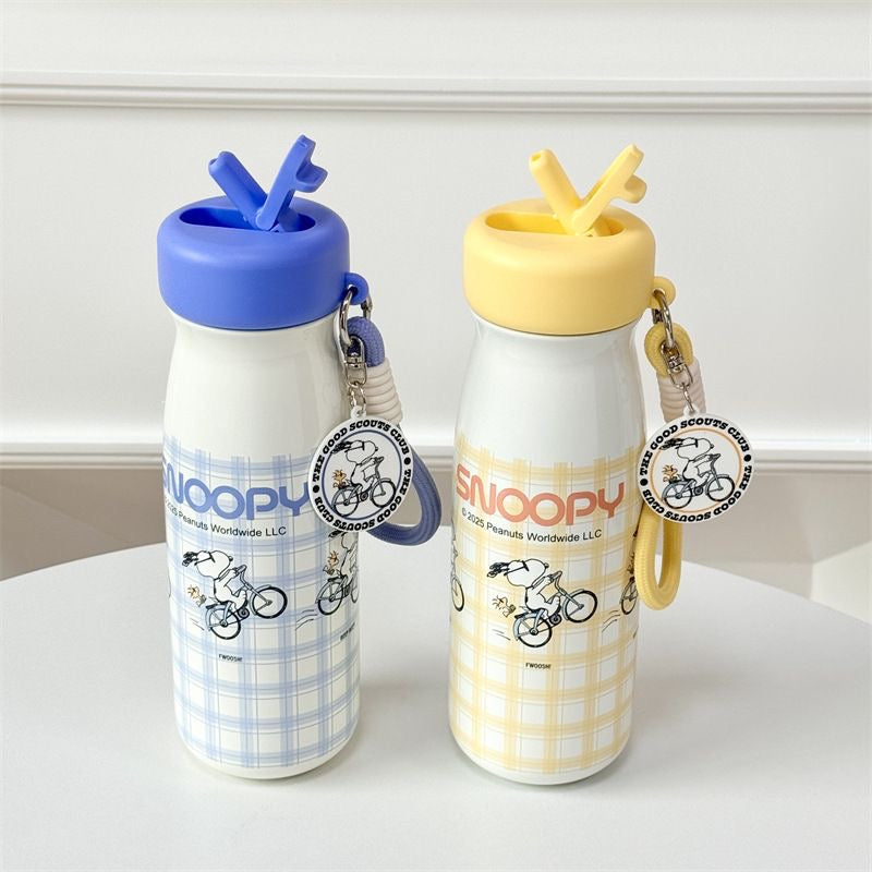 Botella térmica amarilla snoopy