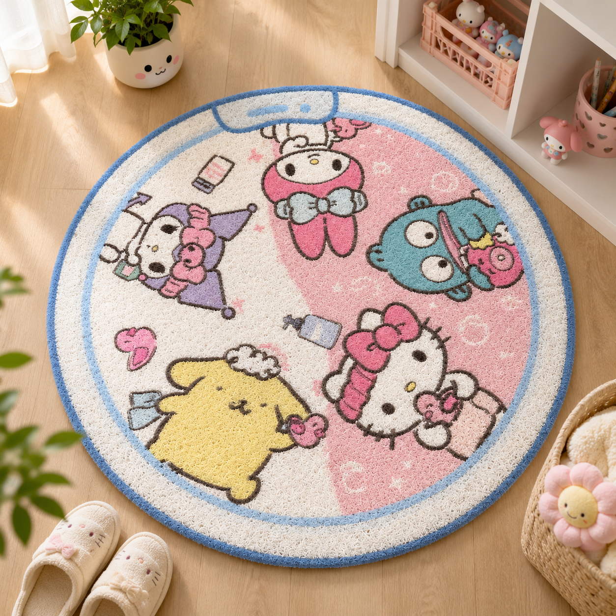 Alfombra redonda Sanrio