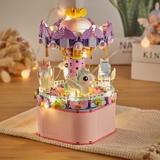 Lego de carrusel con luz y sonido