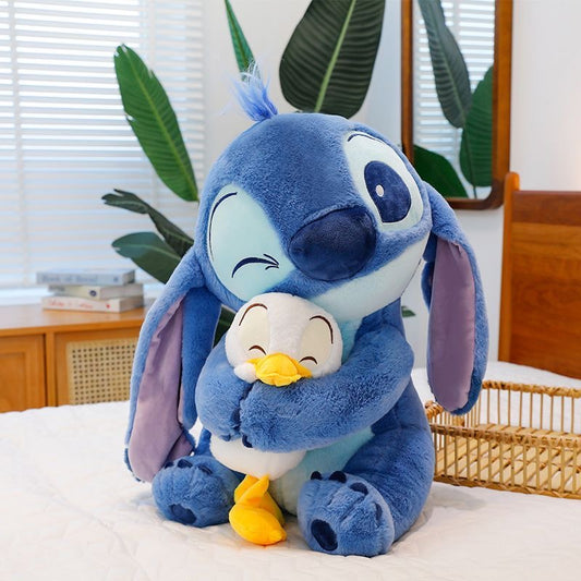 Peluche Stitch con pato