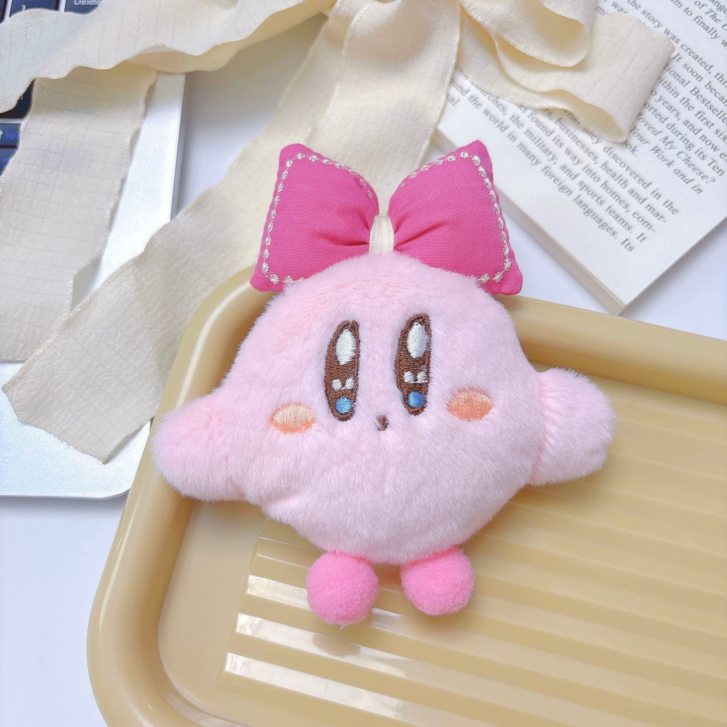 Llavero cute de Kirby y Sanrio