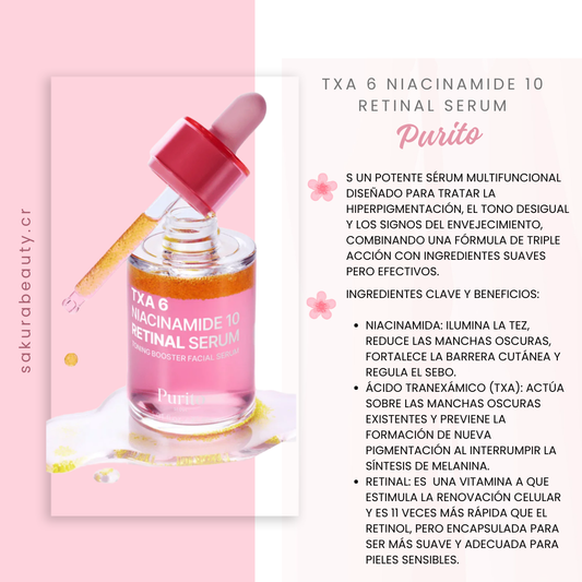 Serum TXA 6 Niacinamide 10 Retinal - Purito