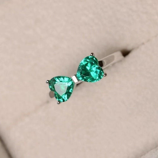 Anillo lazo verde