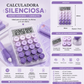 Calculadora pequeña morada