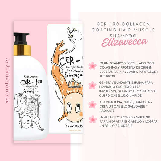Cer-100 Collagen Coating Hair Muscle Shampoo - Elizavecca