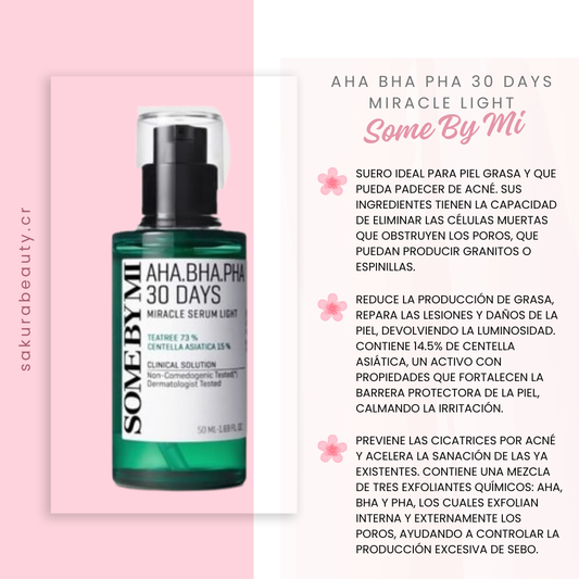 Serum AHA BHA PHA 30 Days Miracle Light - Some by Mi