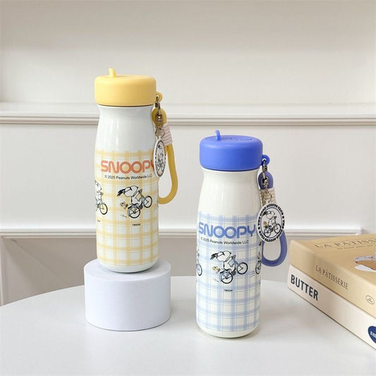 Botella térmica amarilla snoopy