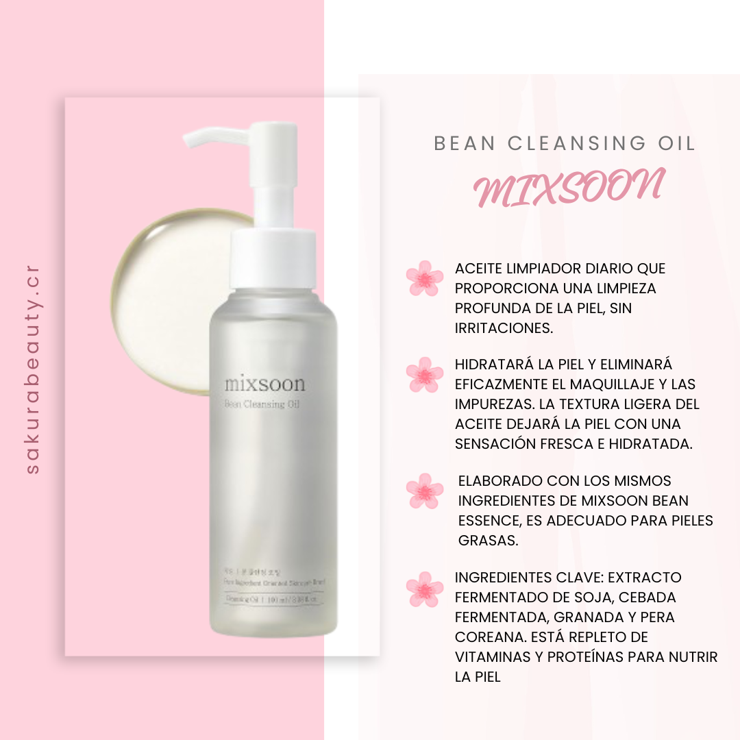 Limpiador facial en aceite Bean Cleansing Oil - MIXSOON