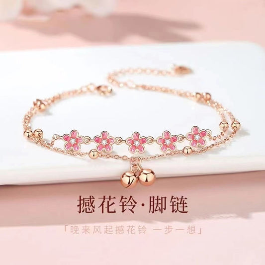 Pulsera bañado en oro rosa