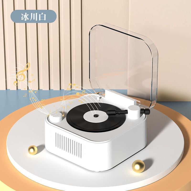 Parlantes en forma de tocadiscos