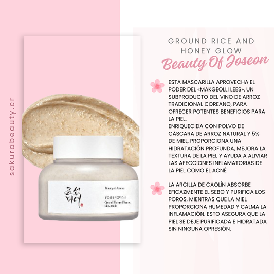 Mascarilla Ground Rice and Honey Glow - Beauty Of Joseon