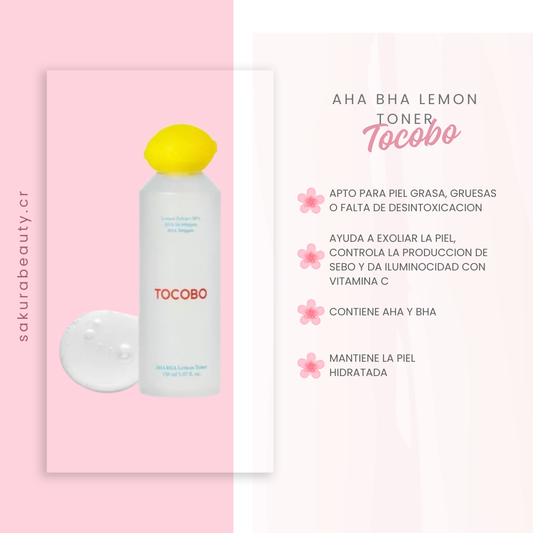 Tónico AHA BHA Lemon - Tocobo