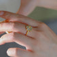 Anillo flor jade ajustable
