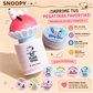 Kit de Stickers estilo sello Snoopy naranja