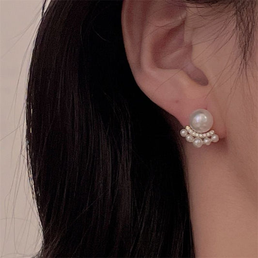 Aretes elegantes de perlitas