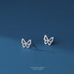 Aretes de mariposa
