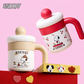 Jarra con pajilla Snoopy