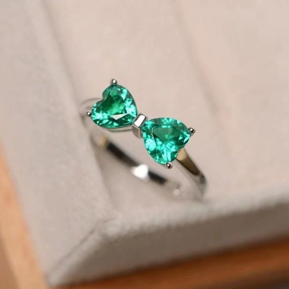 Anillo lazo verde