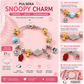Pulsera con charms Snoopy
