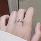 Anillo corazón rosa