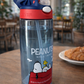 Botella azul Snoopy dormido