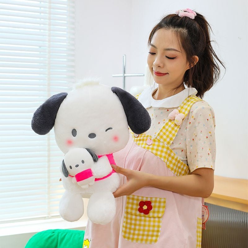 Peluche Pochacco con bebé