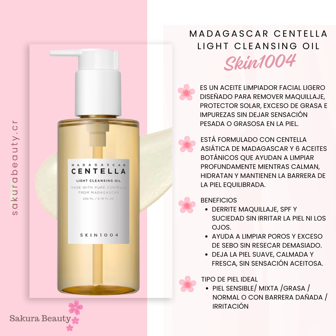 Limpiador en aceite Madagascar Centella Light Cleansing Oil