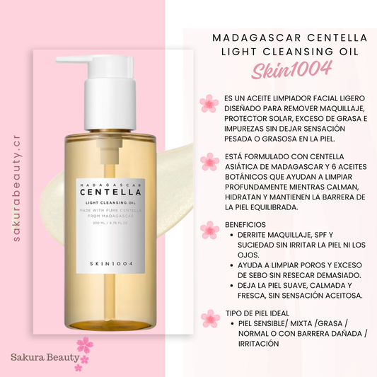 Limpiador en aceite Madagascar Centella Light Cleansing Oil