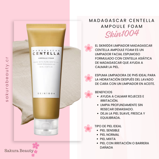 Limpiador en espuma Madagascar Centella Ampoule Foam