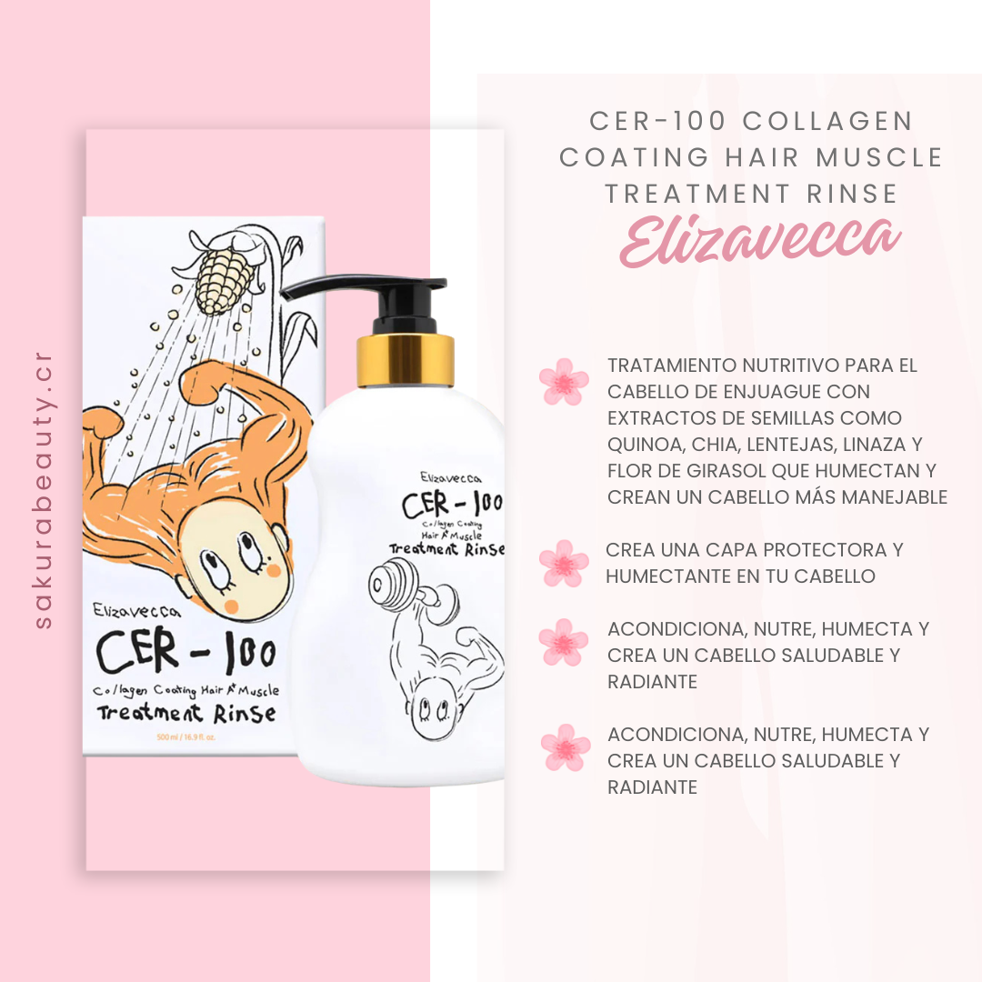 Acondicionador CER-100 Collagen Coating Hair Muscle Treatment Rinse - Elizavecca