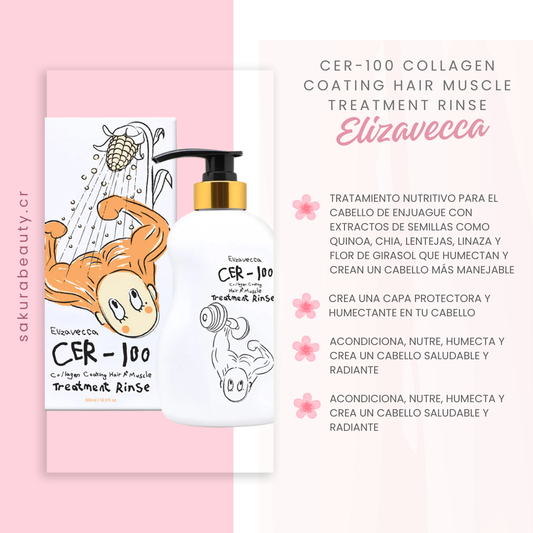 Acondicionador CER-100 Collagen Coating Hair Muscle Treatment Rinse - Elizavecca