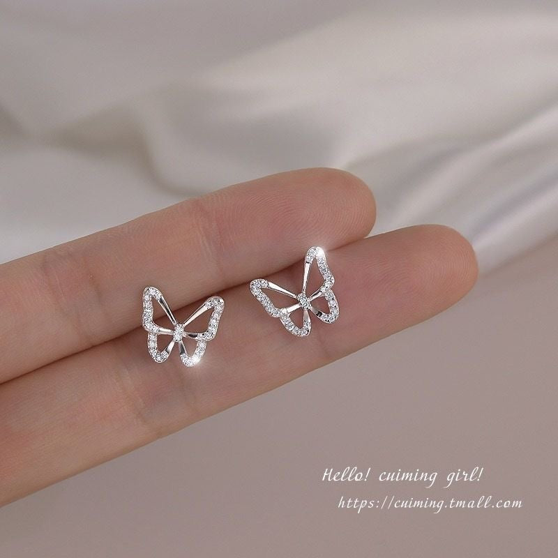 Aretes de mariposa