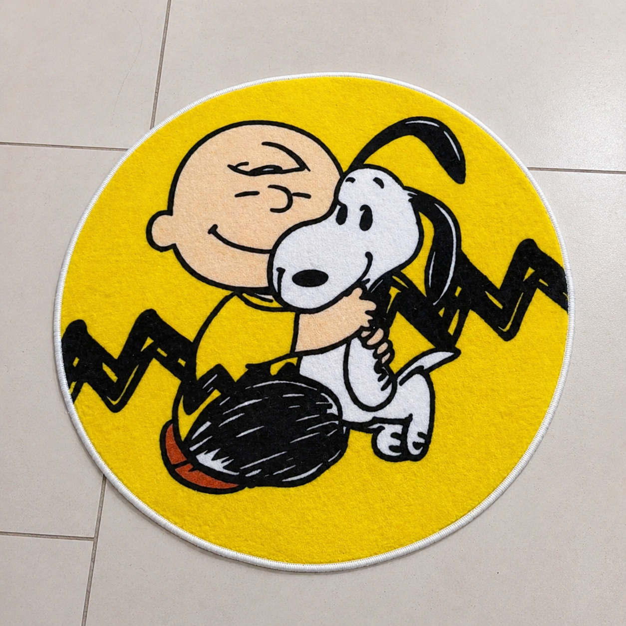 Alfombra de Charlie con Snoopy